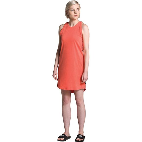 The North Face Dresses & Skirts - The North face Woodmont dress knit Miami Orange knit hiking casual new XS